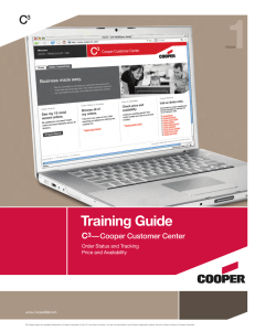 Training Guide - Cooper Bussmann