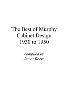 The Best of Murphy Cabinet Design 1930 to 1950