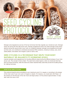 Seed Cycling Protocol