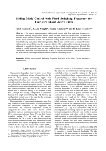 Sliding Mode Control with Fixed Switching Frequency