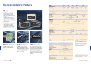 Signal conditioning modules