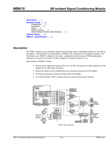 5B Isolated Signal-Conditioning Module