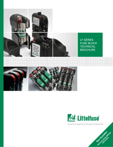 lf series fuse block technical brochure