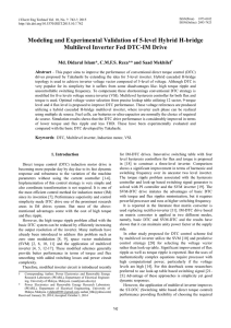 Modeling and Experimental Validation of 5-level Hybrid H