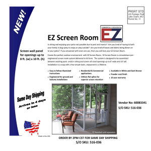 EZ Screen Room - The Home Depot