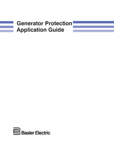 Generator Protection Application Guide