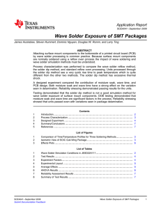 Wave Solder Exposure of SMT Packages