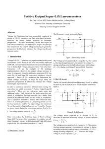 Super-Lift DC/DC Converter - Nanyang Technological University