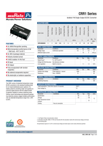 CRR1 Series - power, Murata