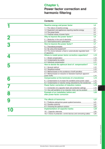 Power Factor Correction and Harmonic Filtering