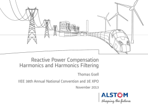 Reactive Power Compensation Harmonics and Harmonics Filtering