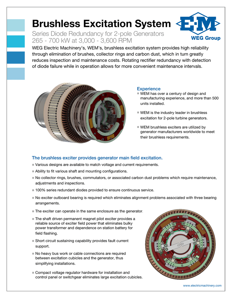 brushless excitation system