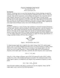 Frequency Modulation FM Tutorial