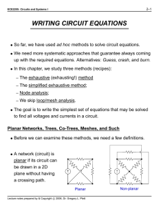 WRITING CIRCUIT EQUATIONS