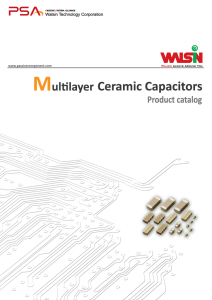 CAPACITANCE RANGE