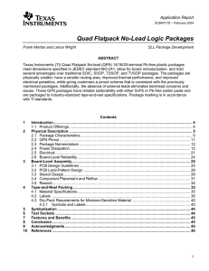 Quad Flatpack No-Lead Logic Packages (Rev. D)