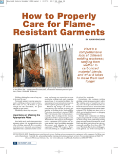 How to Properly Care for Flame- Resistant Garments - e