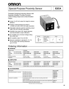 E2CA data sheet - Allied Electronics