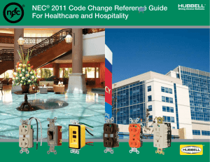 NEC® 2011 Code Change Reference Guide For Healthcare and