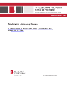 Trademark Licensing Basics
