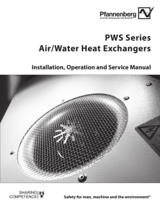 PWS Series Air/Water Heat Exchangers