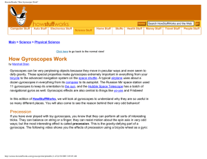 Howstuffworks "How Gyroscopes Work"