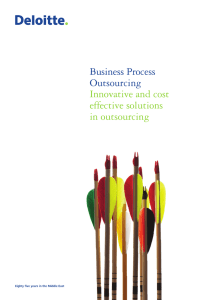 Business Process Outsourcing Innovative and cost effective