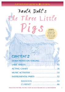 Roald Dahl`s The Three Little Pigs CD