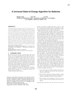 A Universal State-of-Charge Algorithm for Batteries