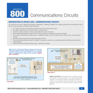 800 Communications Circuits