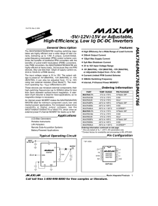 MAX764/MAX765/MAX766 -5V/-12V/