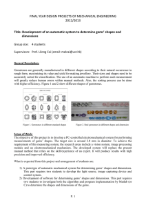 final year design projects of mechanical engineering