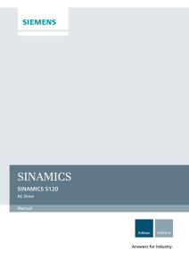 SINAMICS S120 AC Drive Manual