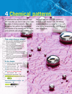 4 Chemical patterns