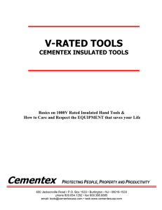 Care and Use of Insulated Hand Tools