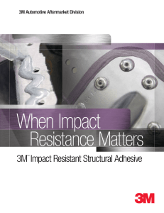 3M™ Impact Resistant Structural Adhesive