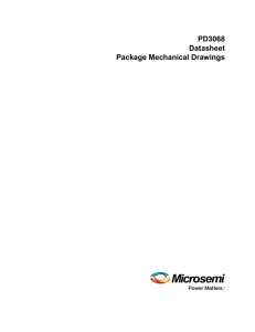 PD3068: Package Mechanical Drawings