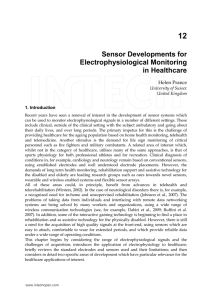 Sensor Developments for Electrophysiological Monitoring