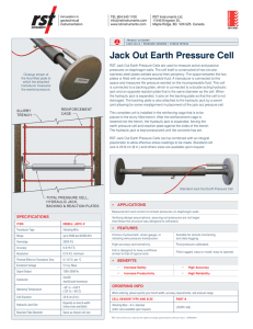 Jack Out Earth Pressure Cell