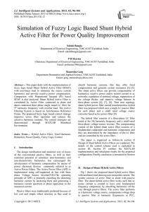 Simulation of Fuzzy Logic Based Shunt Hybrid Active Filter for