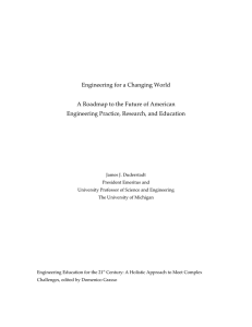 Engineering for a Changing World A Roadmap to the Future of