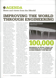 agenda improving the world through engineering