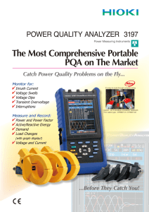 POWER QUALITY ANALYZER 3197