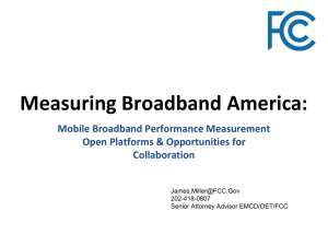 Measuring Broadband America: Mobile Broadband Performance