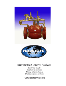 Automatic Control Valves