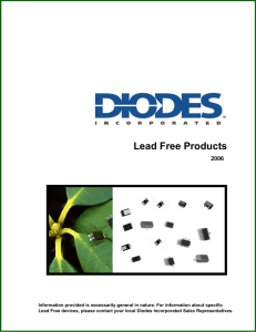Lead Free Products - Diodes Incorporated