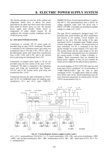 Chapter 8: Electric Power Supply System