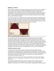 BASICs of VFD`s - Commercial Electric Products