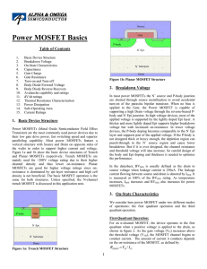 Power MOSFET Basics