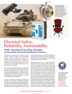 Electrical Safety, Reliability, Sustainability